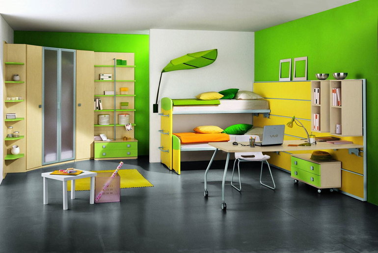 Design et værelse til en førskolebørn