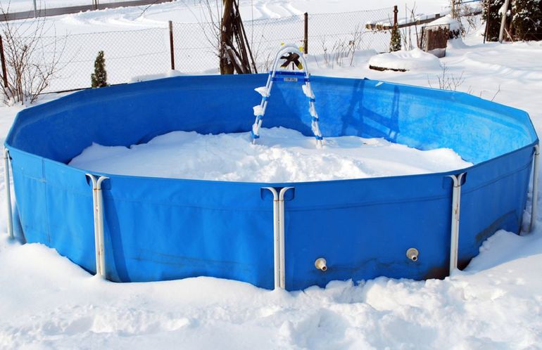 Frame pool in severe frosts