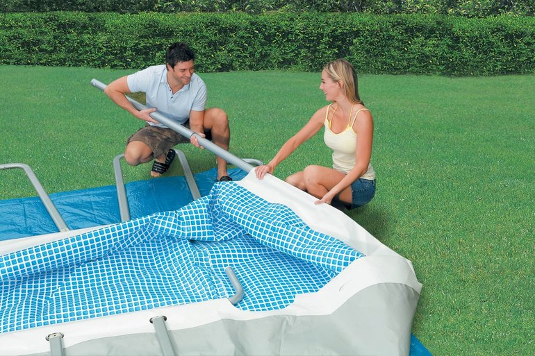 How to dismantle the Intex frame pool