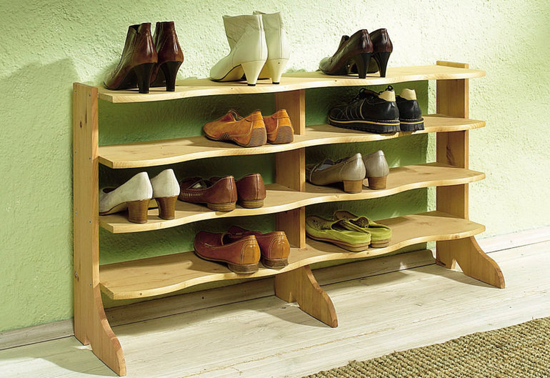 How to assemble a shoe rack with your own hands easily
