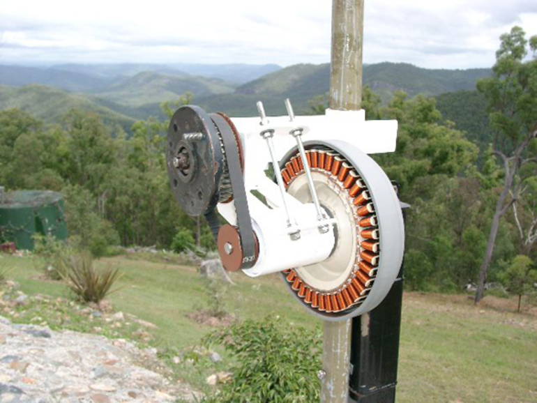 Washing machine windmill