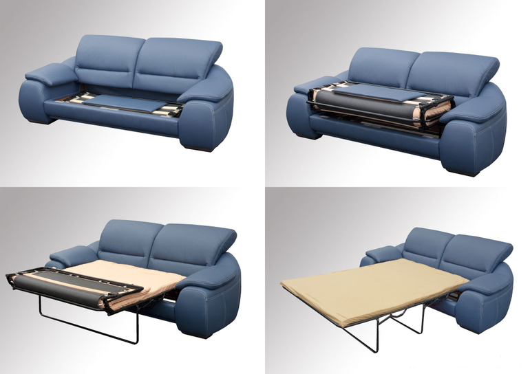 What are the mechanisms for folding sofas