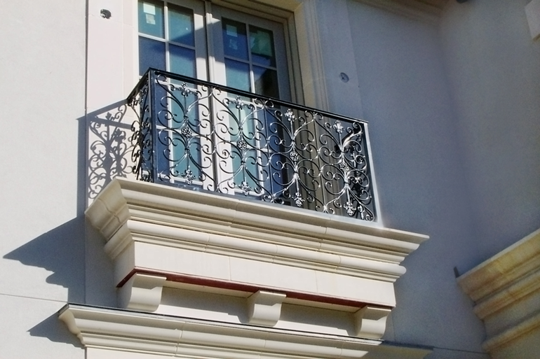 Französischer Balkon in der Wohnung